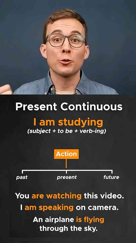 Learn the present continuous tense
