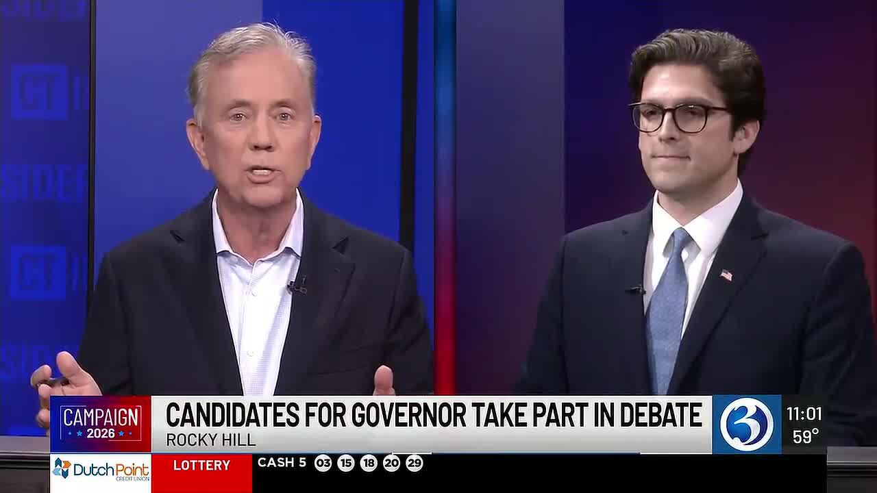 Lamont, Fazio face off in first televised debate