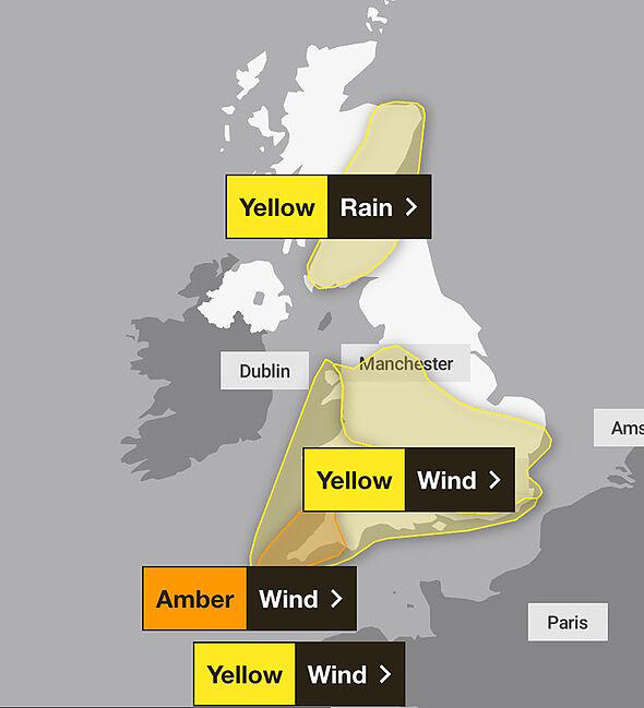 Schools to close as Storm Austen brings 80mph winds with danger to life ...