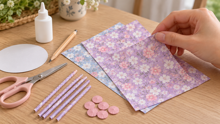 How to make mini umbrellas using paper