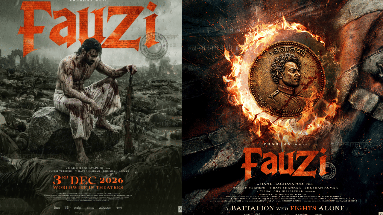 Prabhas turns 47: Fauzi poster teases mysterious soldier most wanted ...