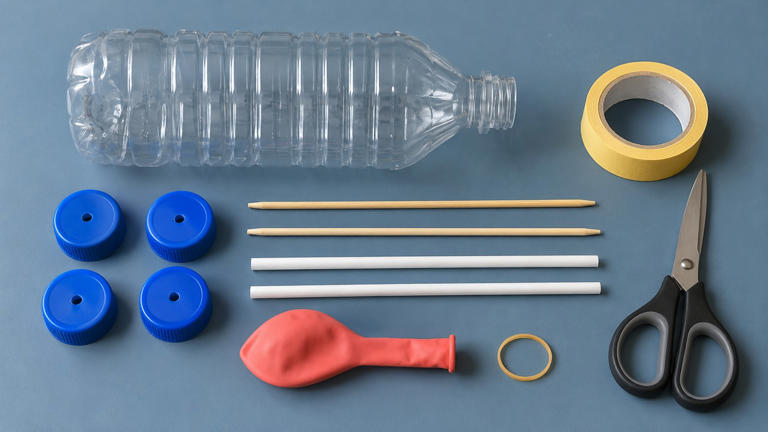 How to make a balloon powered car from a plastic bottle