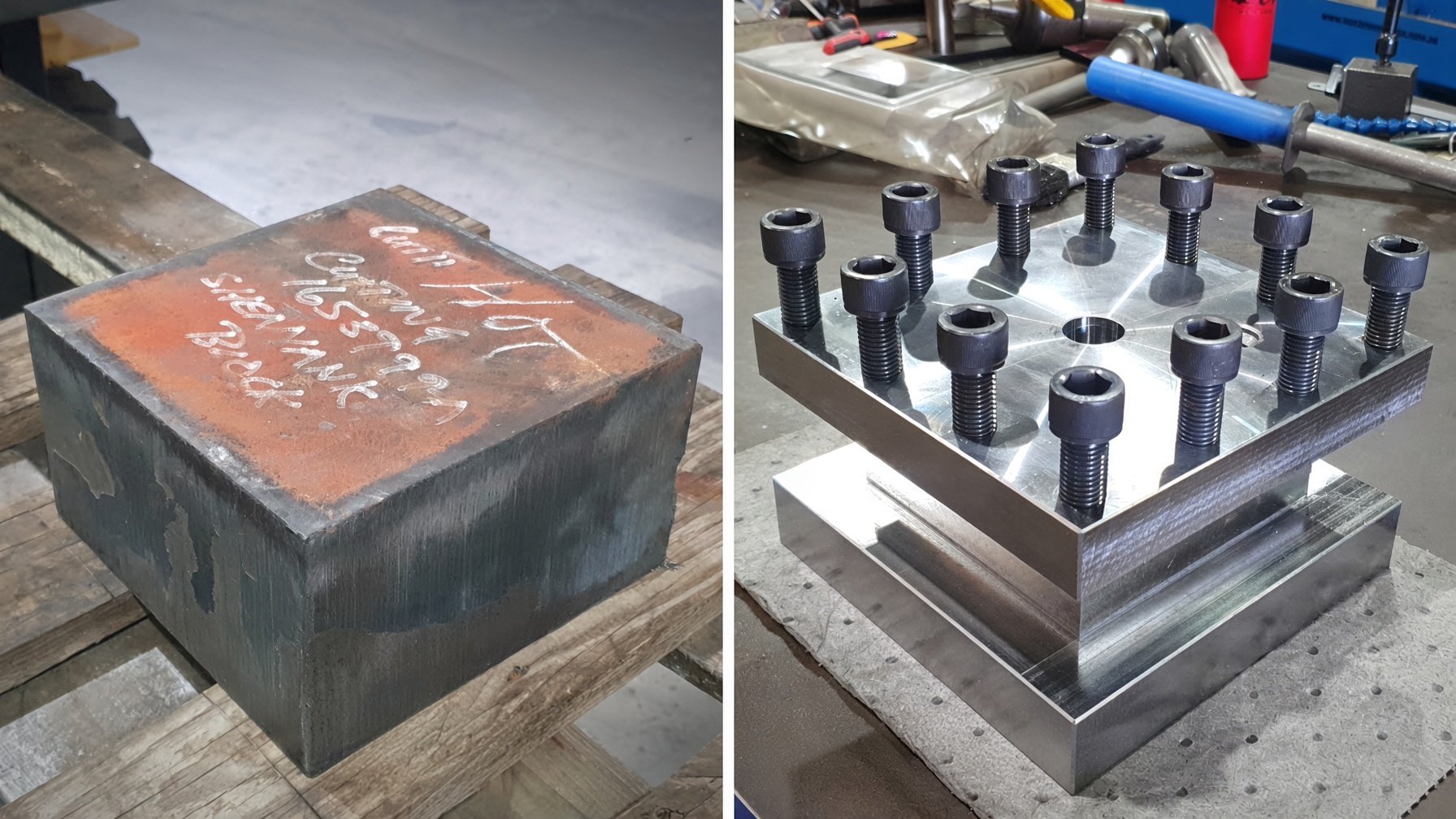 Making a custom big lathe tool post