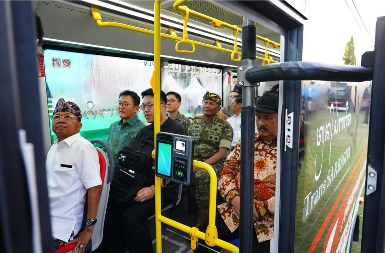Bus listrik Trans Sarbagita mengaspal di Bali, jadi pilot project nasional