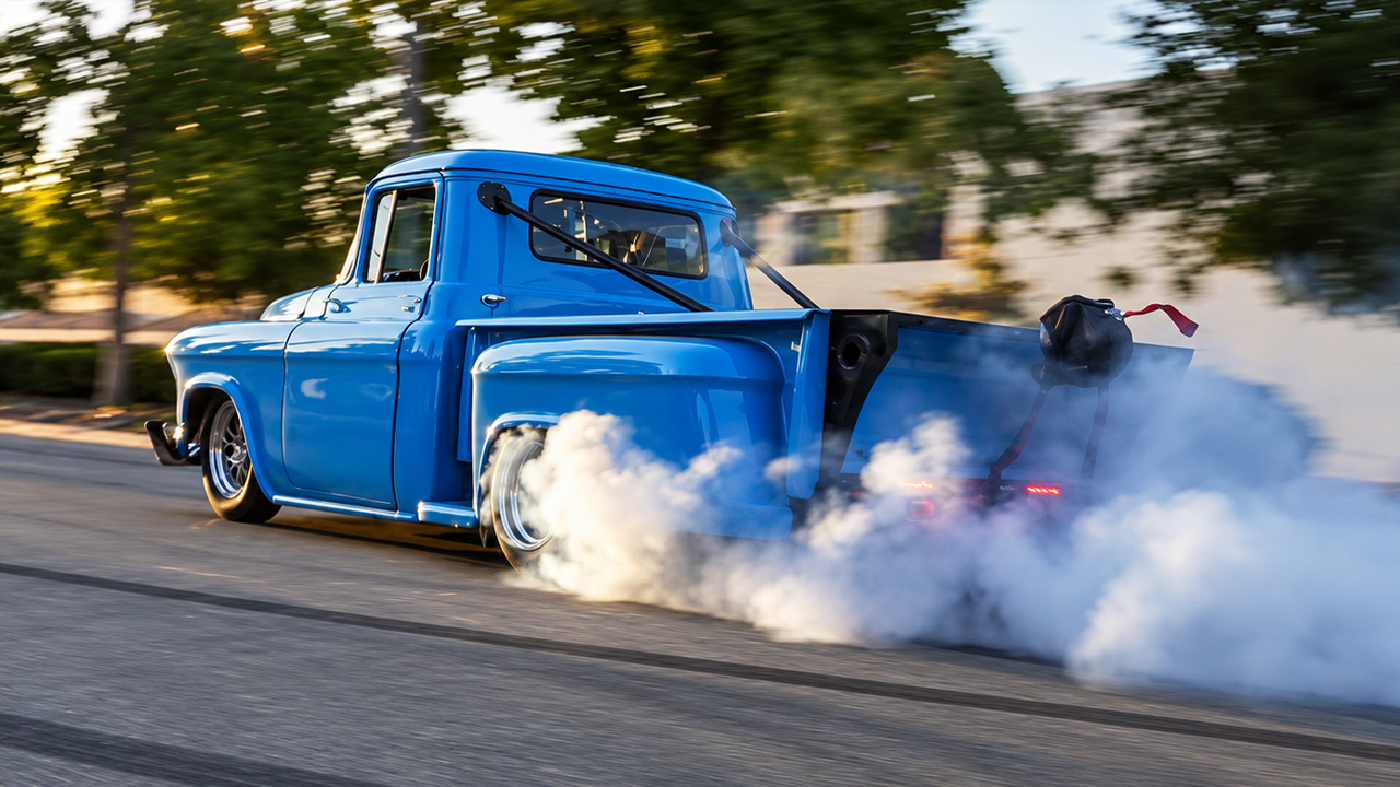 This 2000HP twin turbo Chevy truck delivers brutal acceleration