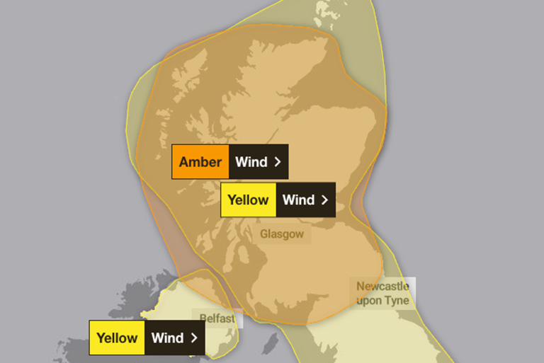 Storm Boelo mapped: Where strong gales and rain will hit UK today