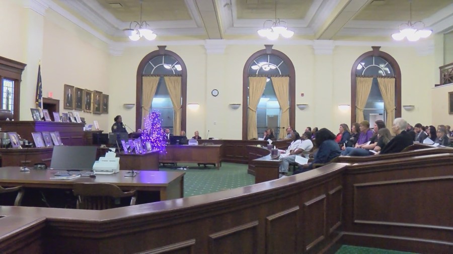 Candlelight vigil hosted at Pitt County Courthouse for victims of domestic violence