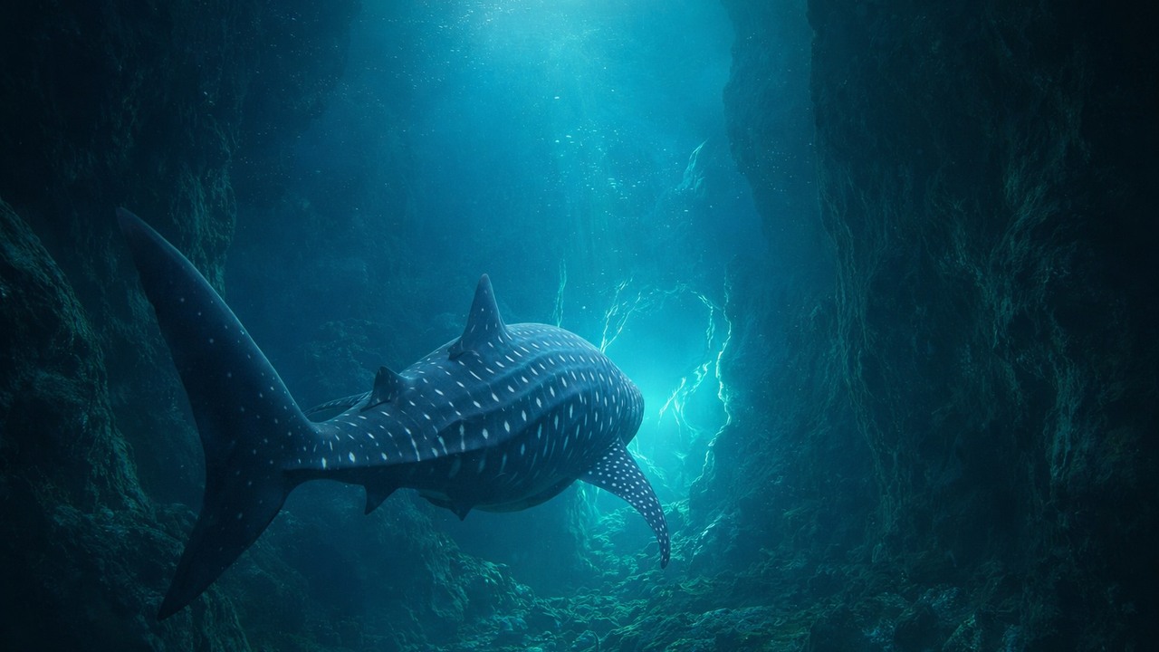 Baby whale shark sightings point researchers toward low-oxygen ocean ...