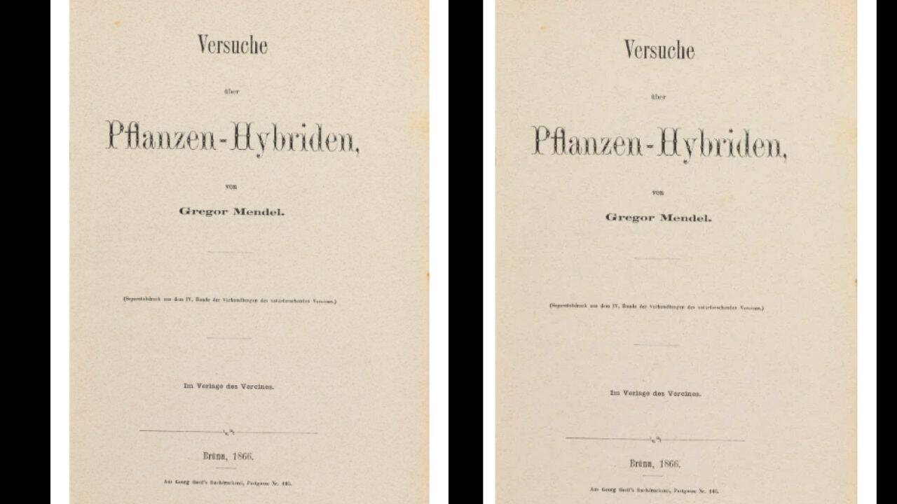 Gregor Mendel’s rare 1866 genetics paper sells for Rs 6.10 crore after ...