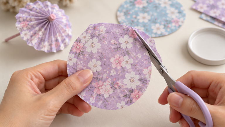 How to make mini umbrellas using paper