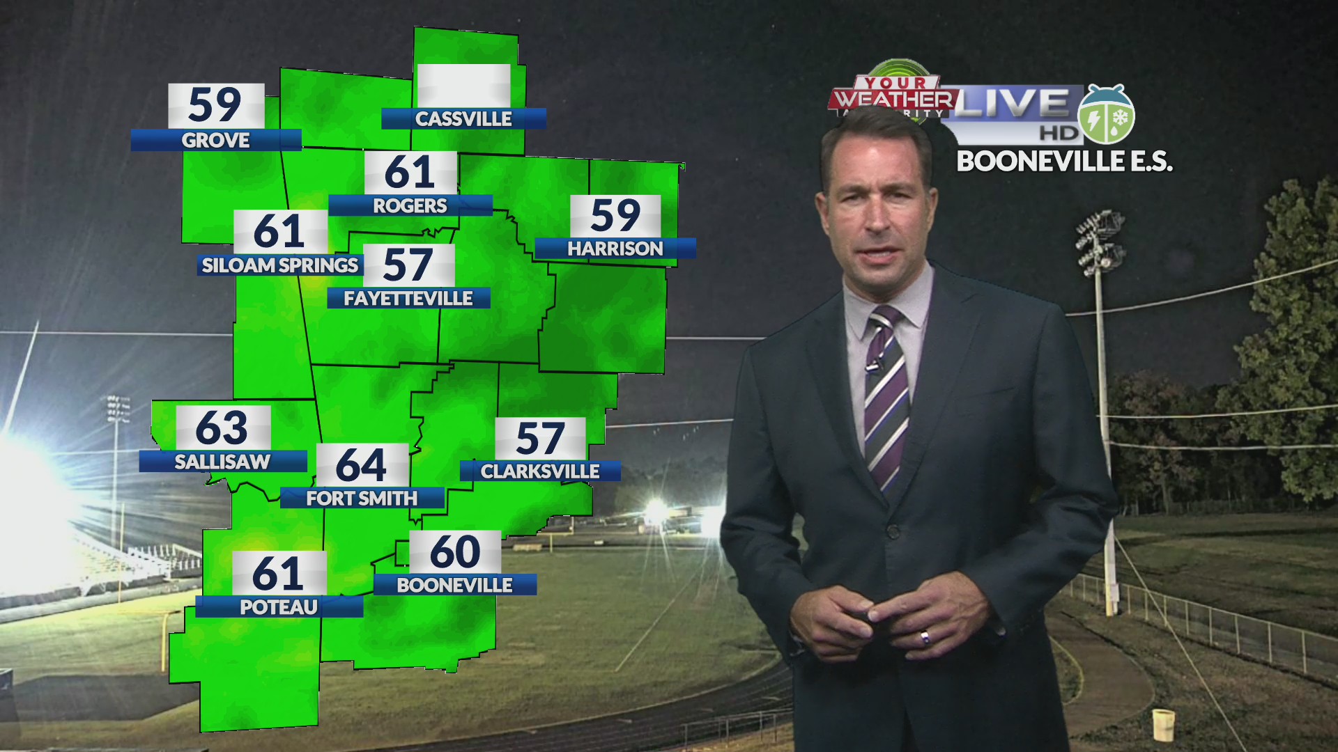 Thursday, Oct. 22, 9 p.m. weather forecast