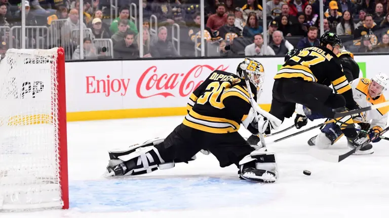 Bruins vs. Predators takeaways: Michael DiPietro makes history in 6-0 win