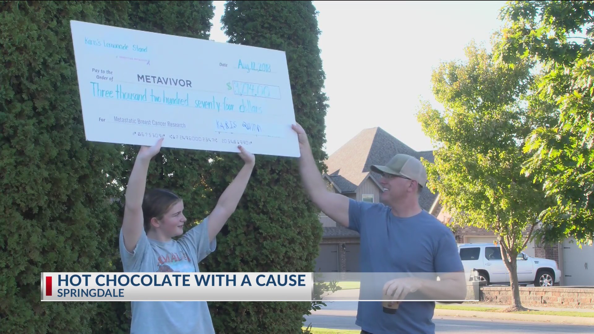 Springdale teen raises money for cancer research