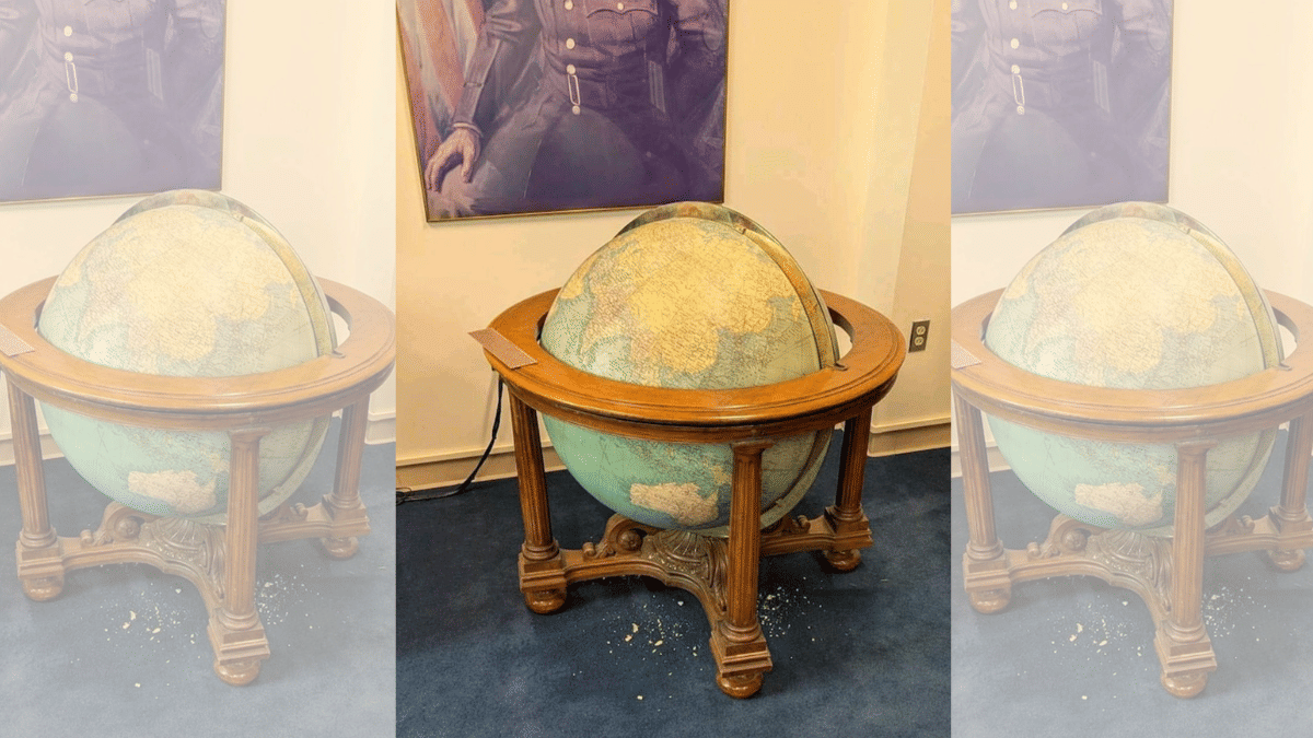 Pete Hegseth’s staff damages President Eisenhower’s WW2 globe, says ...