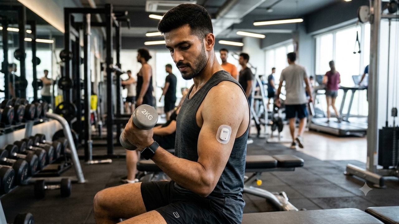 Why are healthy people wearing glucose-monitoring patches?