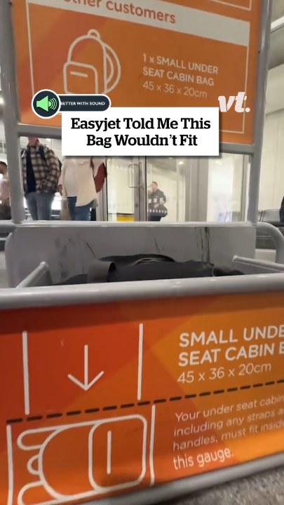 EasyJet refused my luggage