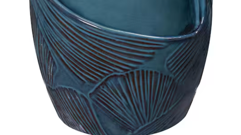 Add a soothing glow to your patio with Home Depot’s blue ceramic double ...