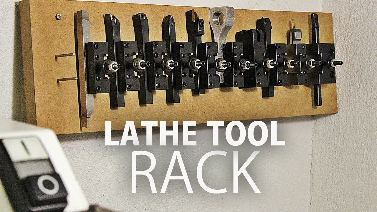 A DIY lathe tool organizer for better workshop storage