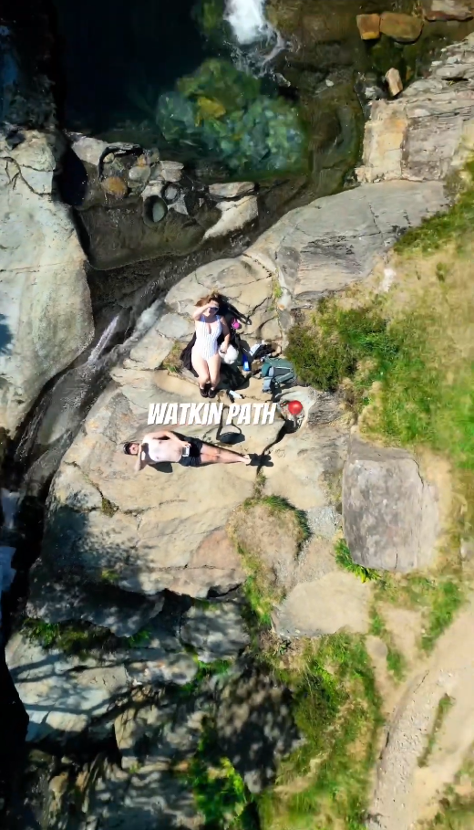 Waterfalls and natural pools in the Lake District