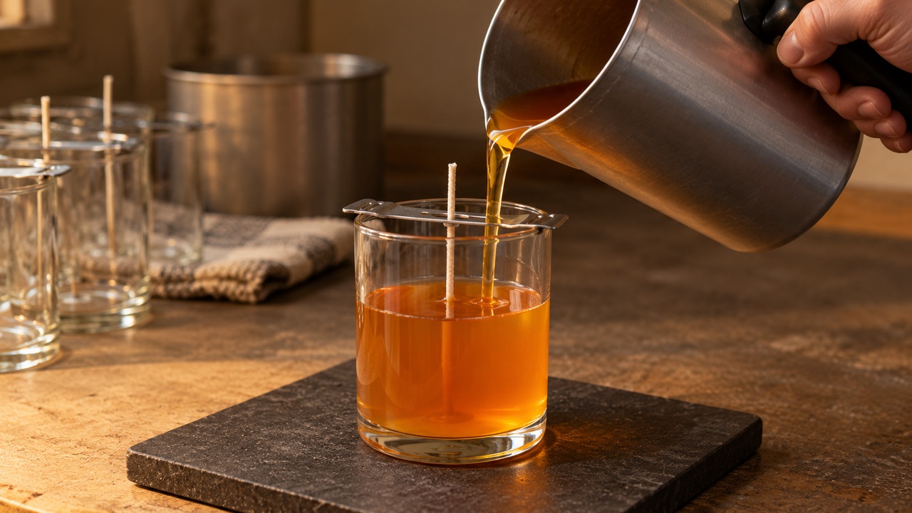 How to make pumpkin spice candles for a cozy fall glow