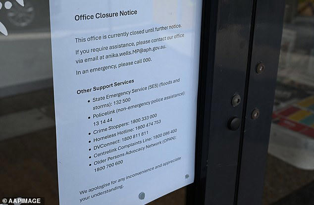 Police rush to Anika Wells' office after security incident days after ...