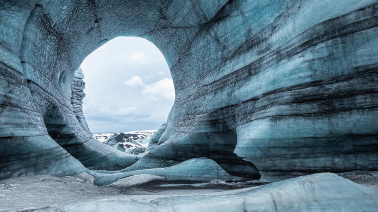 Iceland's blue caves offer a one-of-a-kind underground icy wonderland ...