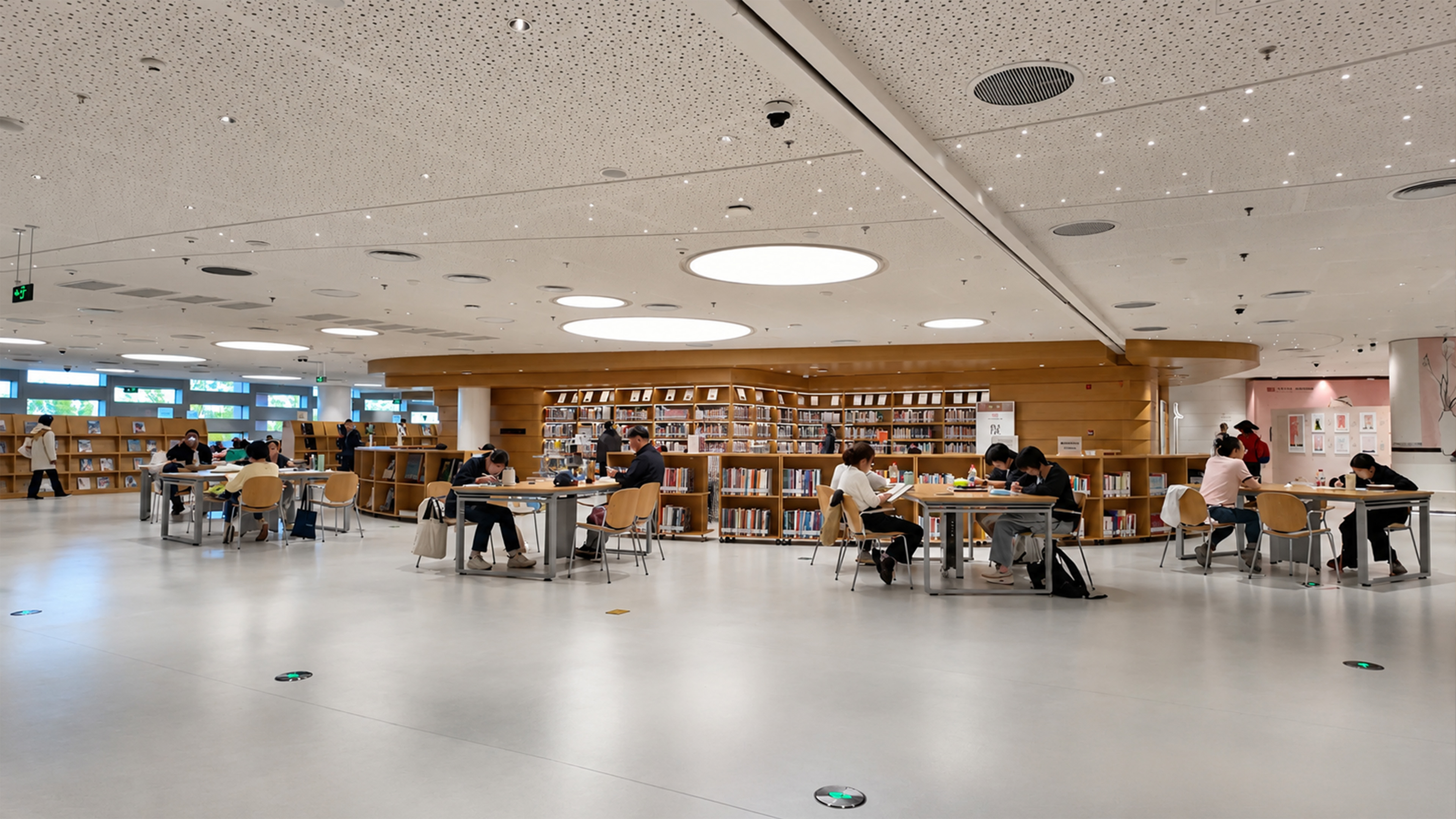 So sieht eine moderne öffentliche Bibliothek in China aus