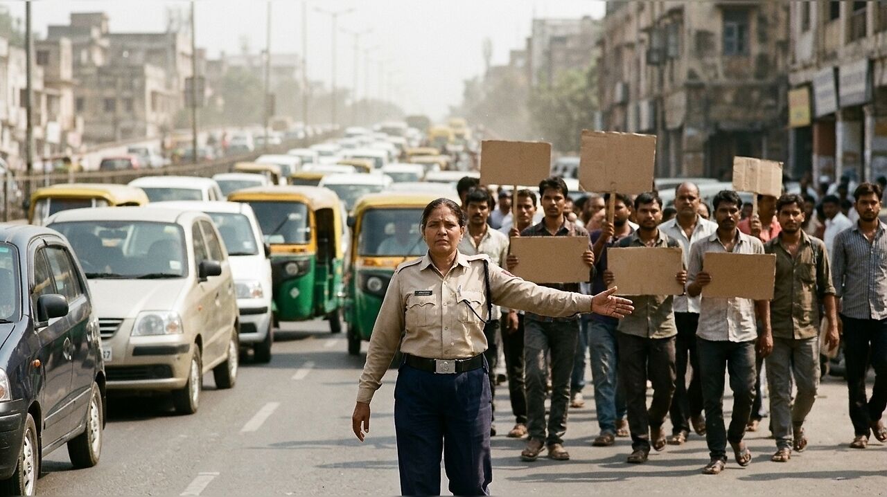 Delhi Traffic Police issues advisory for protest march near Jantar Mantar