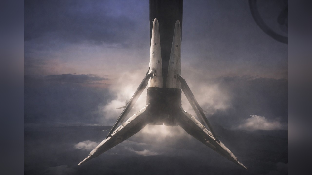 SpaceX lands Falcon 9 on a drone ship near the Bahamas