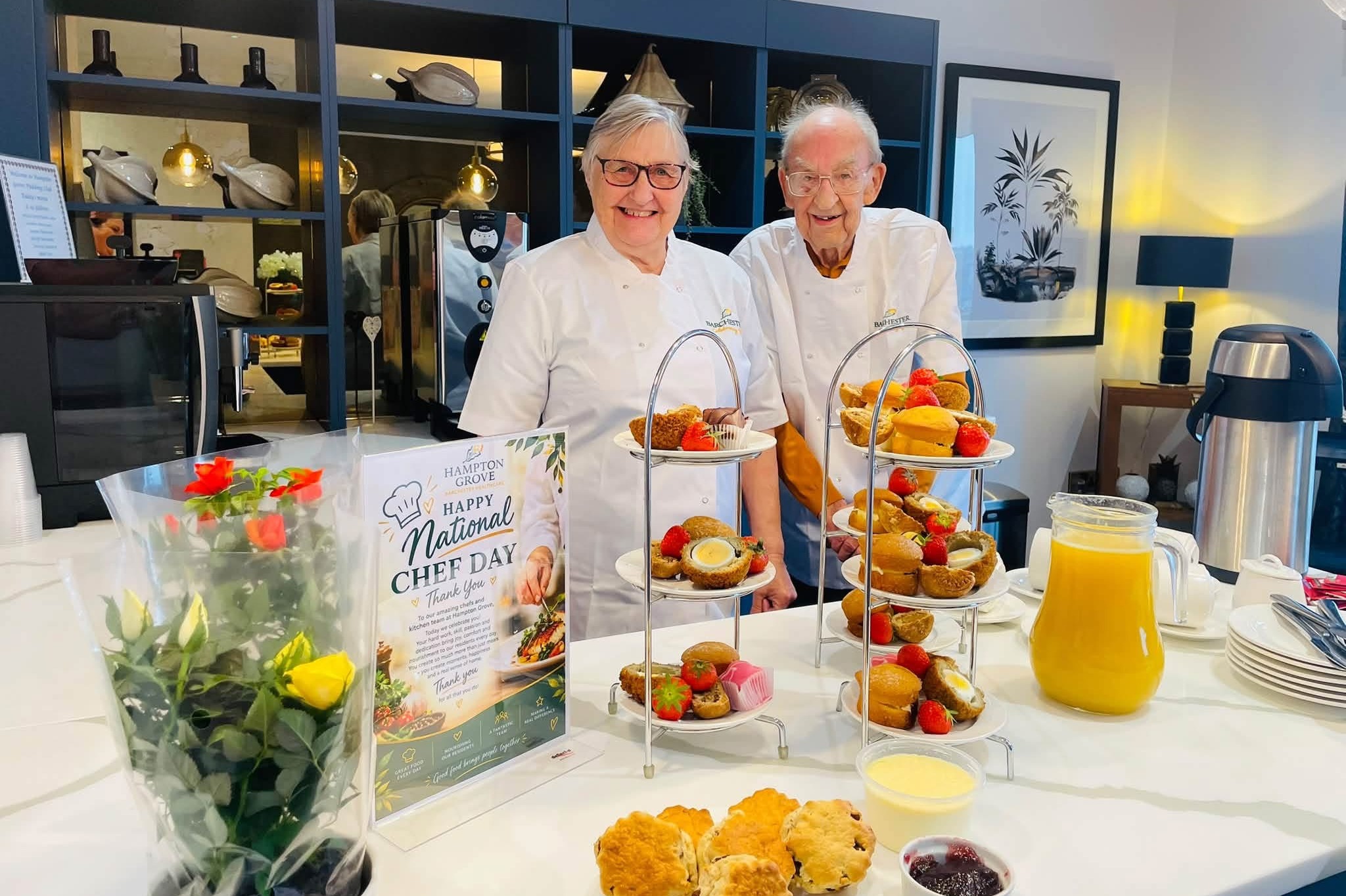 Turning the tables om care home kitchen team to celebrate National Chef Day