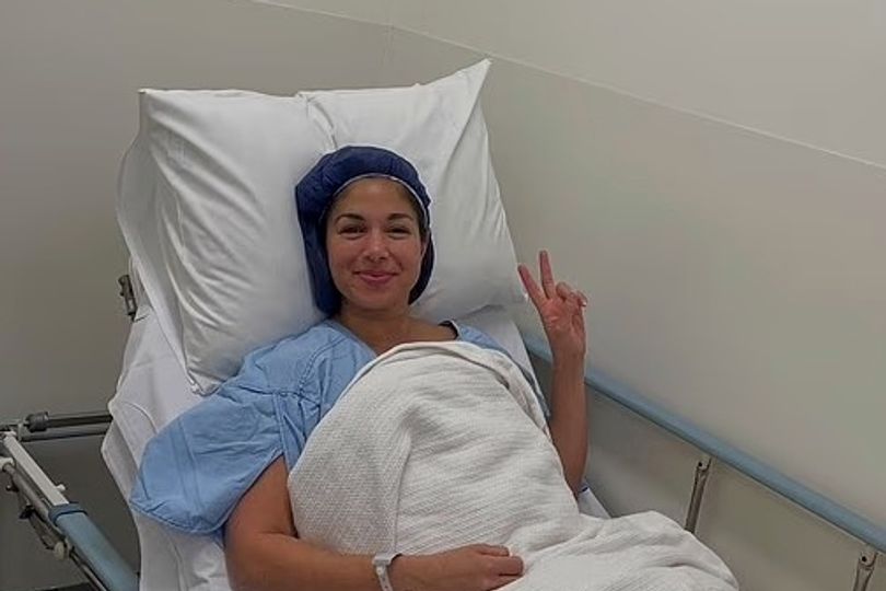 Soap star rushed to hospital for surgery to remove golf ball-sized growth