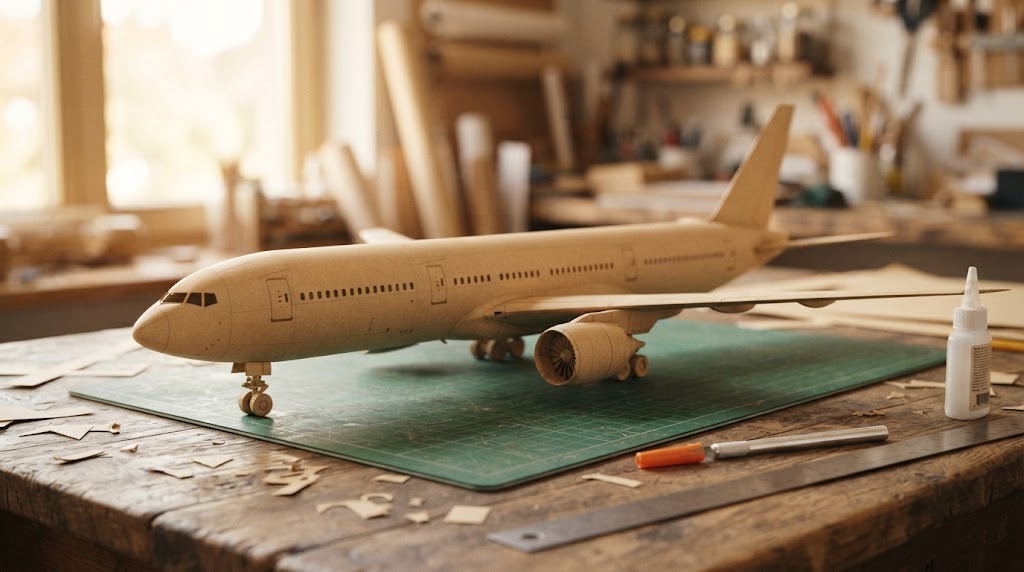 Paper folder jumbo jet: 15 steps behind the 11 million view model made ...