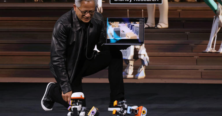 On the ground at Nvidia's AI showpiece: Jensen-mania, robot ducks and ...