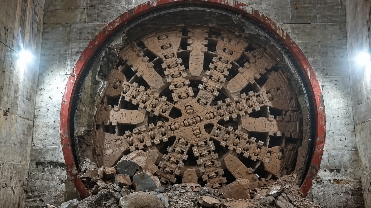 China's 4,000-ton tunnel boring machine uses AI to dig beneath the ...