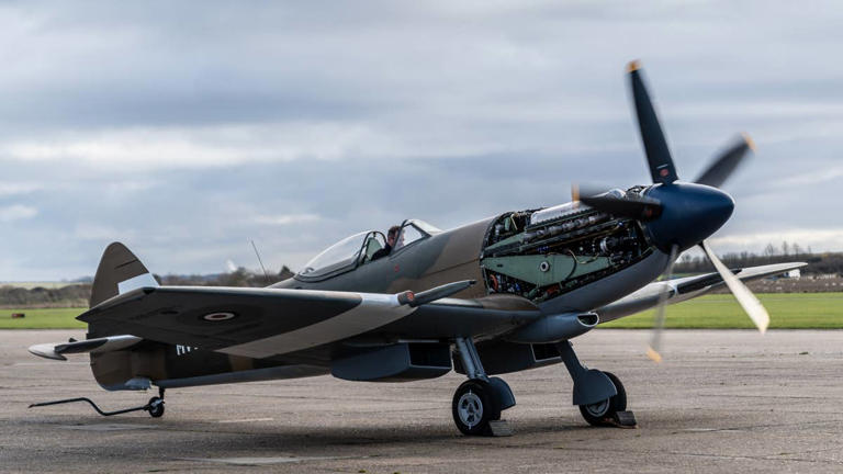 Man spent 20 years restoring a Spitfire. It sold for just $24,000