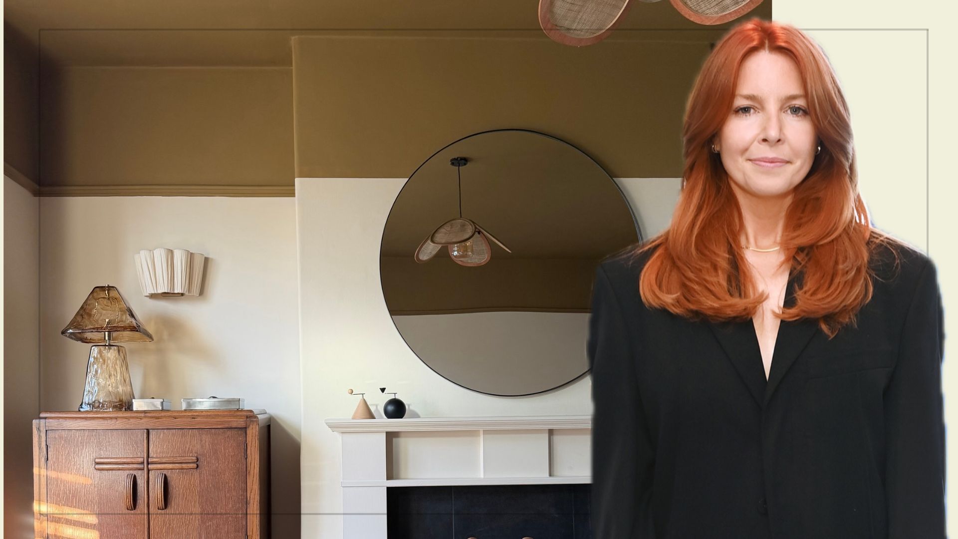 Stacey Dooley's olive green ceiling may tempt you to be bolder with colour