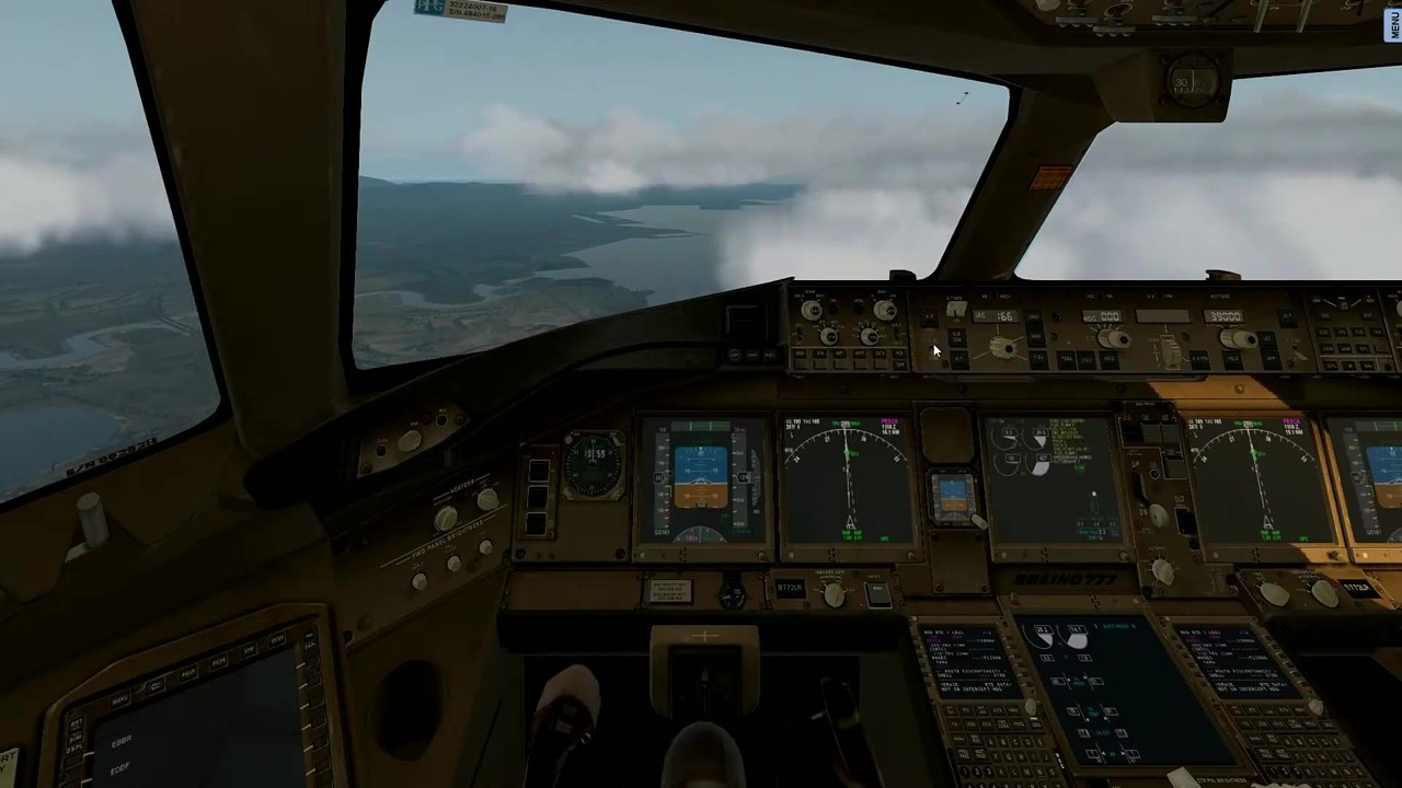 X-Plane 11 Delta 777-200LR returns to San Francisco on one engine