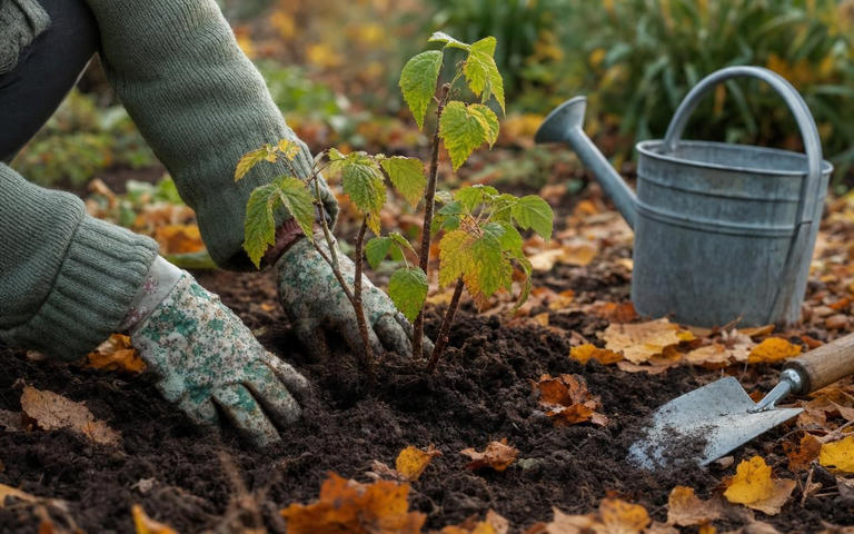 Planter ses framboisiers fin octobre : l'astuce méconnue pour doubler ...