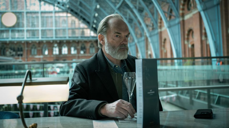 "Slow Horses" also filmed at Searcy's Champagne Bar on the St. Pancras station concourse. - Jack English/Apple TV+