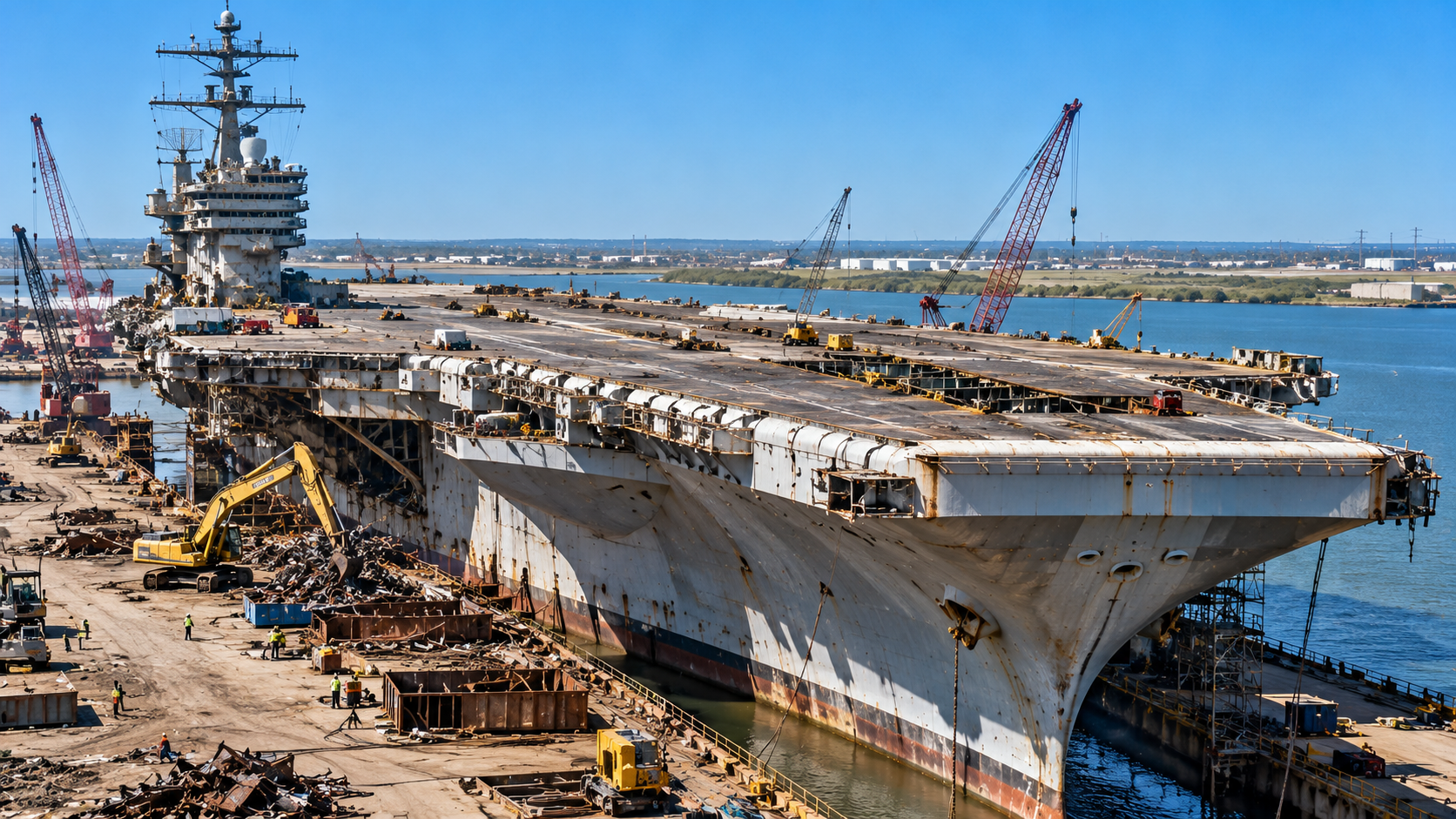 Why the US Navy sold a giant aircraft carrier for just one cent