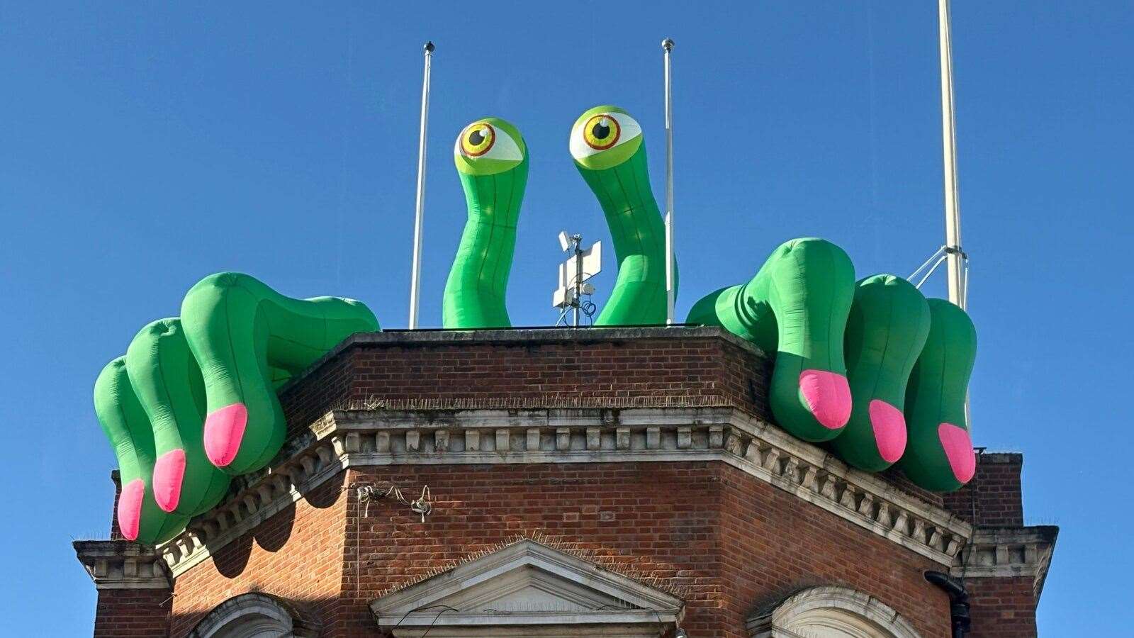 Giant inflatable creatures invade Maidstone for Monster Mash family trail