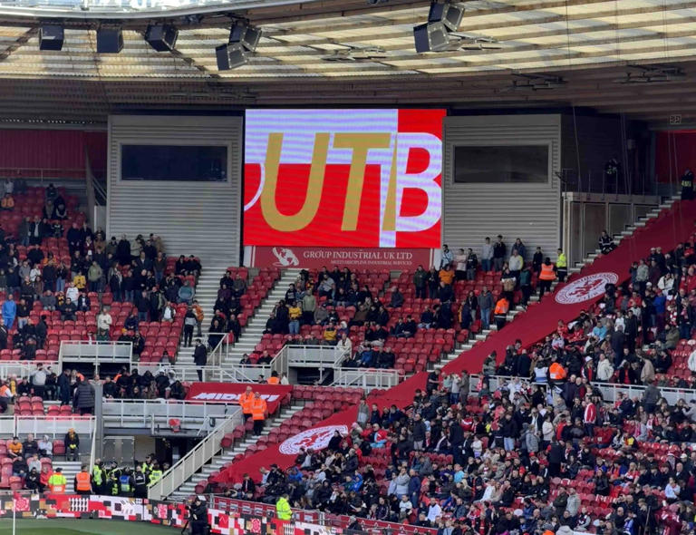 Hartlepool art students’ work lights up Middlesbrough's Riverside Stadium