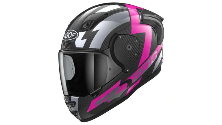 Roof's weird retro-futuristic motorcycle helmets just got a clever new ...