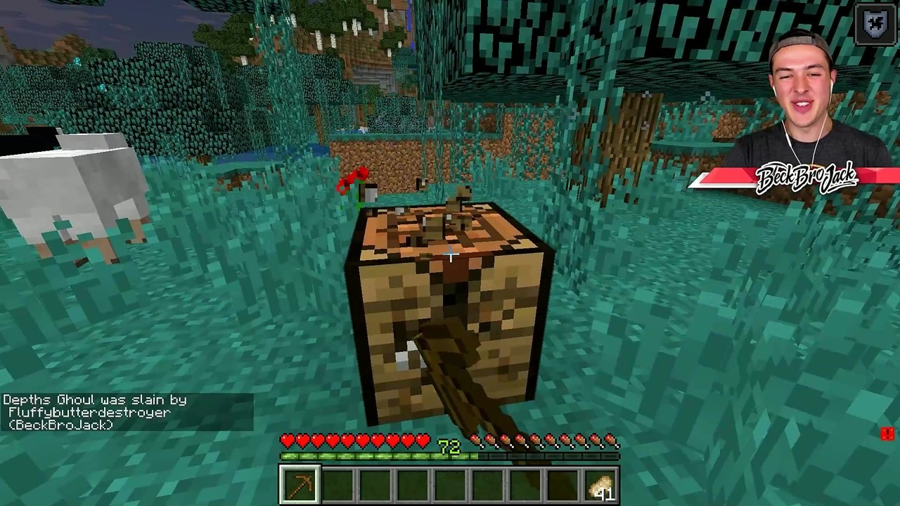 BeckBroJack levels up fluffy butter cakes in Minecraft