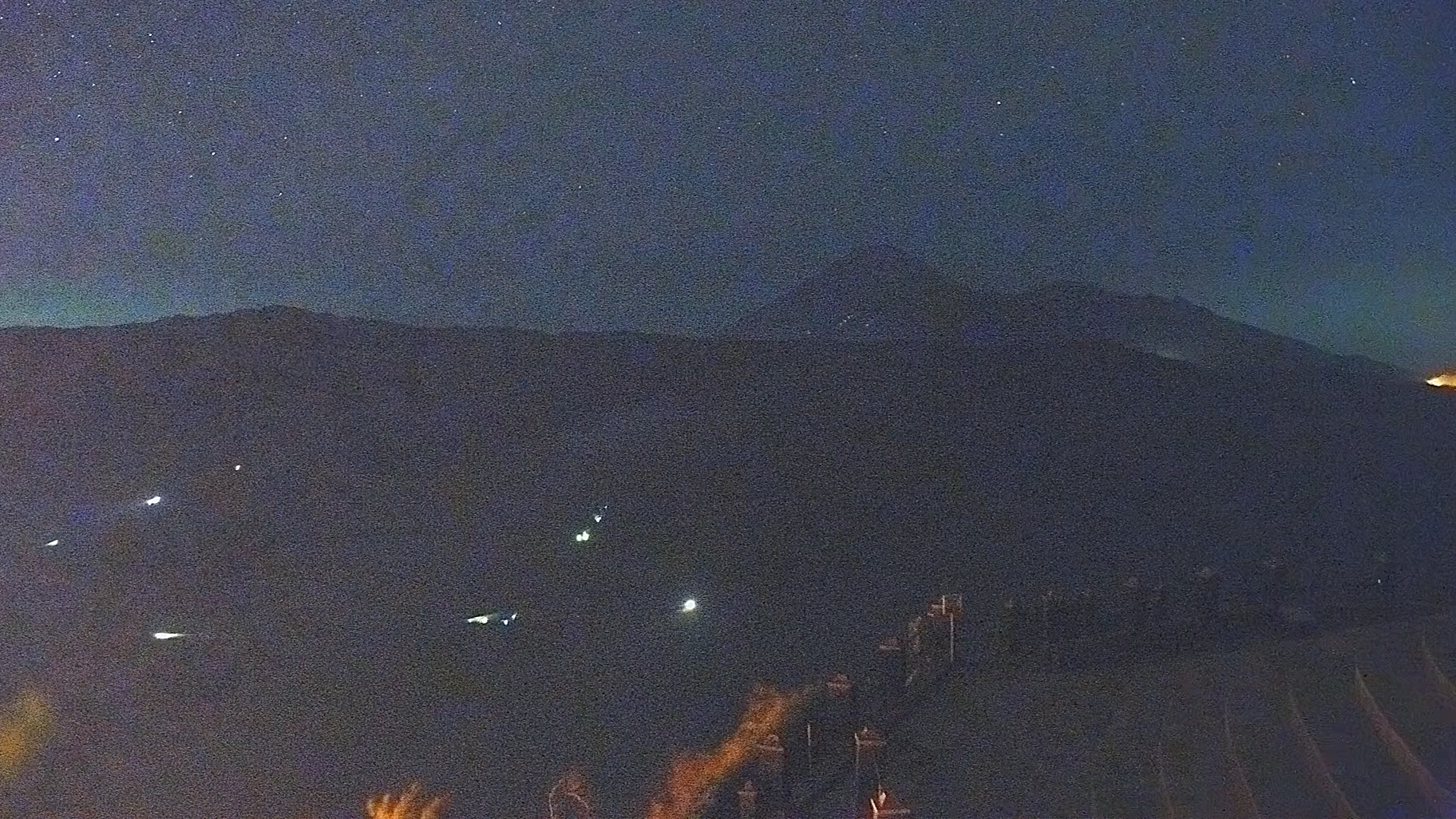 Live Footage Shows Fires Burning Around Volcano Cameras in Indonesia