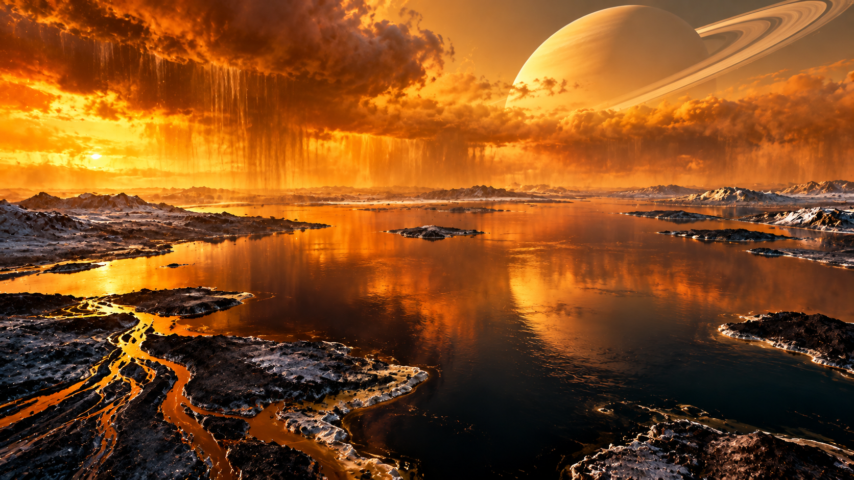 Titan’s deadly Earth-like world - rivers, rain, and no survival