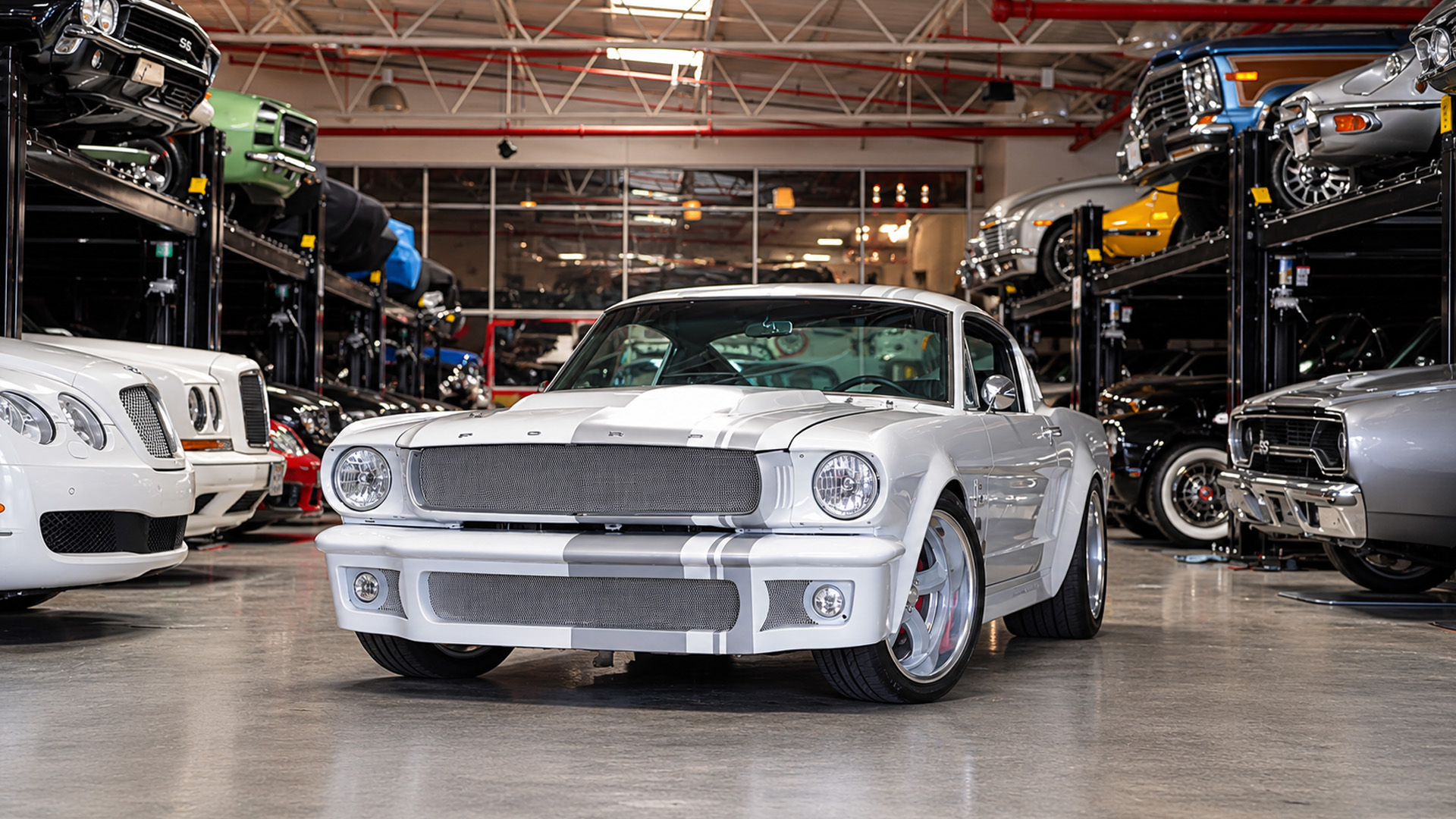 Classic '65 Mustang fastback combines style with modern reliability