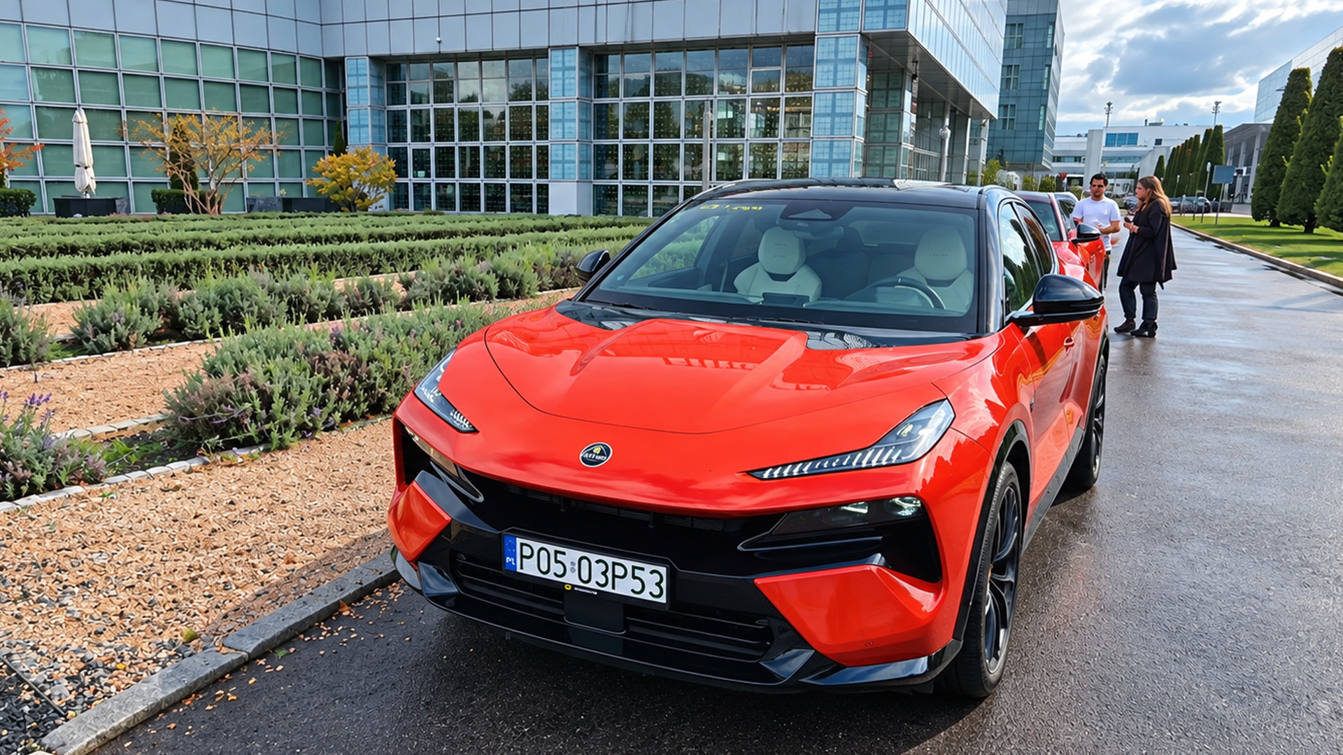 Lotus Eletre X combines slim headlights with a large front bumper