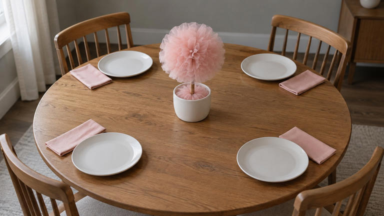 How to decorate a party table