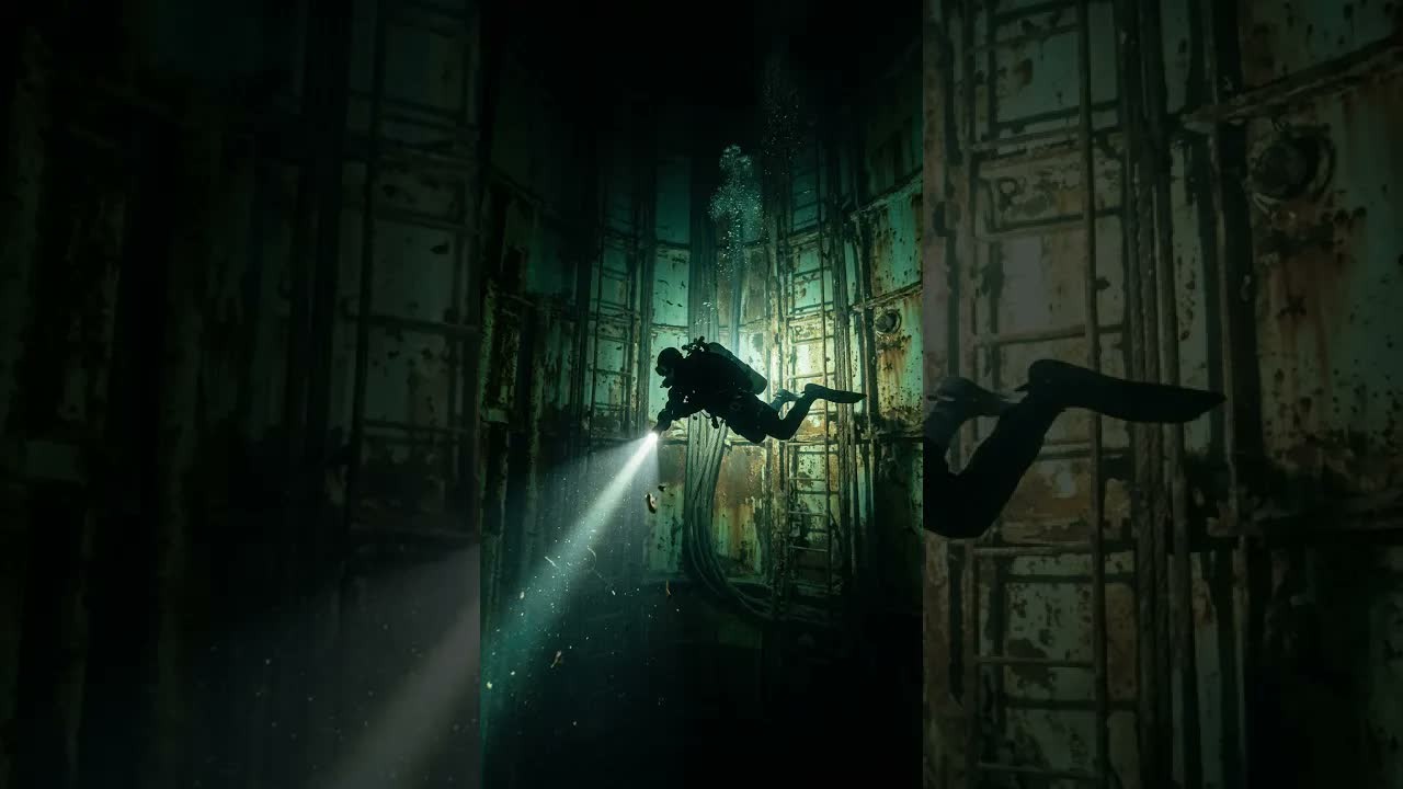 3 divers reached a 90-foot Soviet missile silo - the entire first dive ...